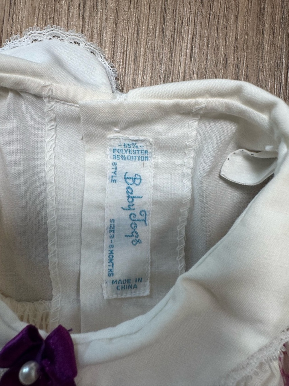 Vintage Baby Smock Dress - Picture 3 of 5
